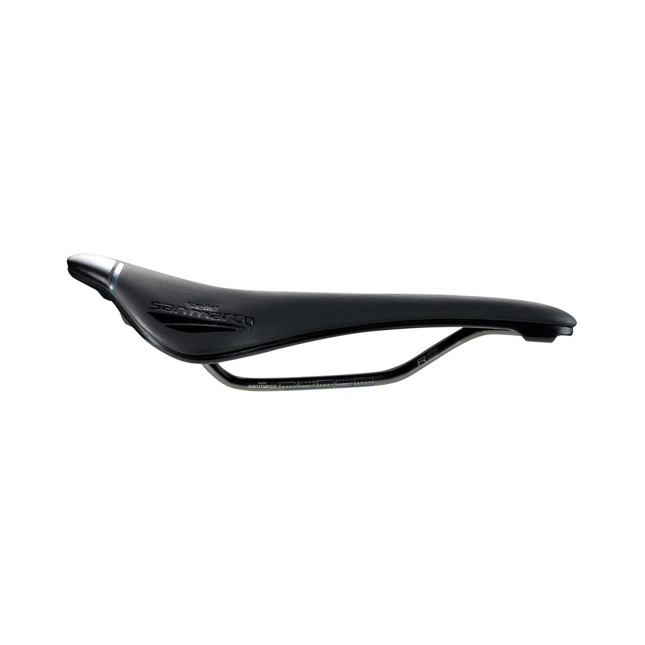 Selle SAN MARCO SHORTFIT 2.0 OPEN-FIT RACING S3 Largeur 140mm Rails Acier Xsilite