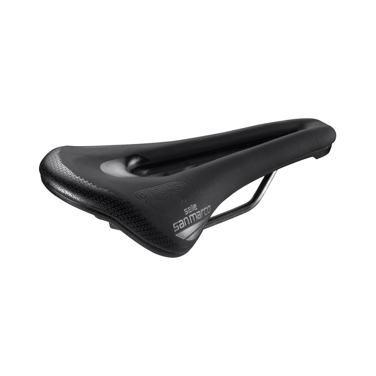 SAN MARCO Shortfit 2.0 Shield Supercomfort S3-zadel - driekwartaanzicht