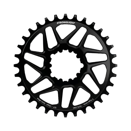 Enkel kettingblad STRONGLIGHT SRAM EAGLE SX/NX/GX/X01 12-speed Direct Mount, offset 3 mm, Boost — kettingblad op witte achtergrond