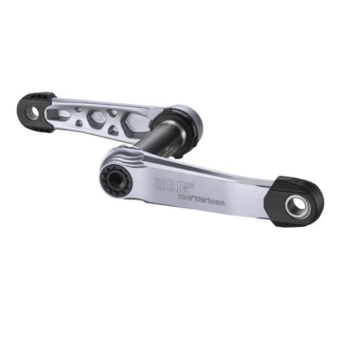 E.THIRTEEN HELIX RACE ALLOY crankstel Zilver