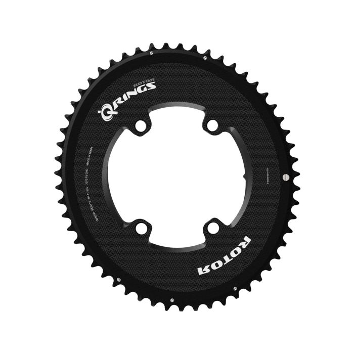 Plateau Extérieur Ovale 11/12V ROTOR Q-RING AERO 110mm 4 Trous