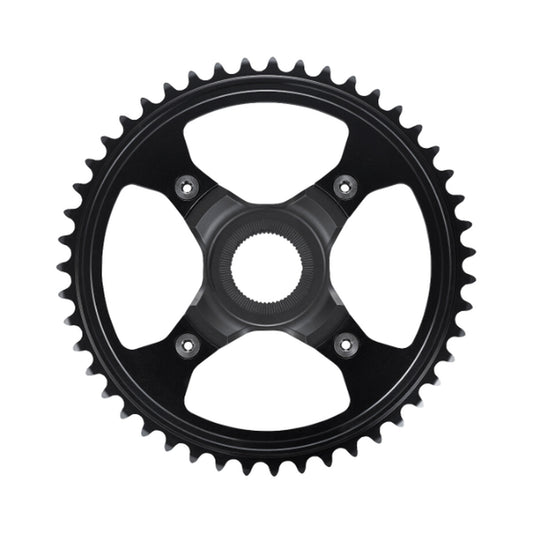 Enkel kettingblad voor e-bike SHIMANO SM-CRE80-R 10/11-speed, kettinglijn 50 mm — kettingblad op witte achtergrond