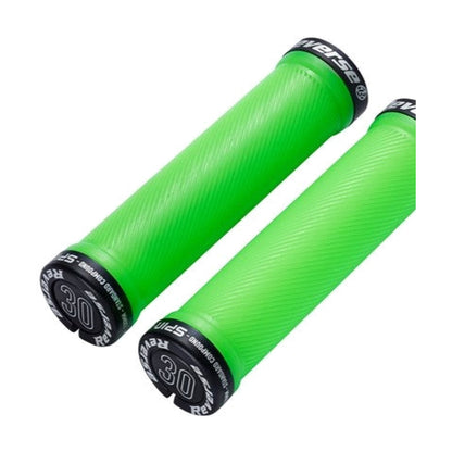 Grips REVERSE COMPONENTS SPIN Lock-On Ø 30mm Vert/Noir