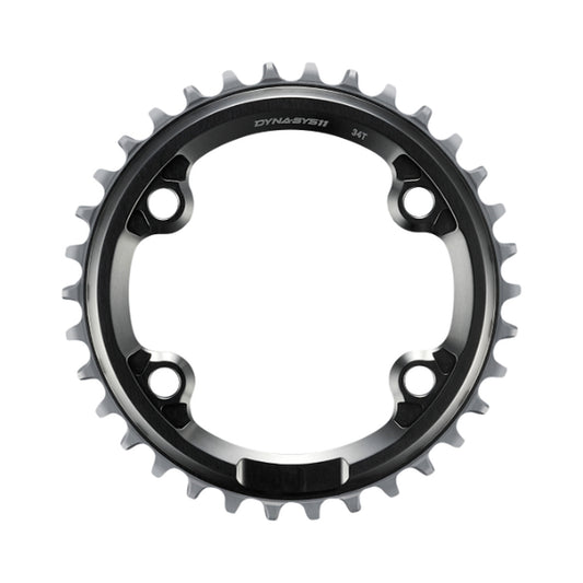 Enkel kettingblad SHIMANO XTR SM-CRM91 10/11-speed — kettingblad op witte achtergrond