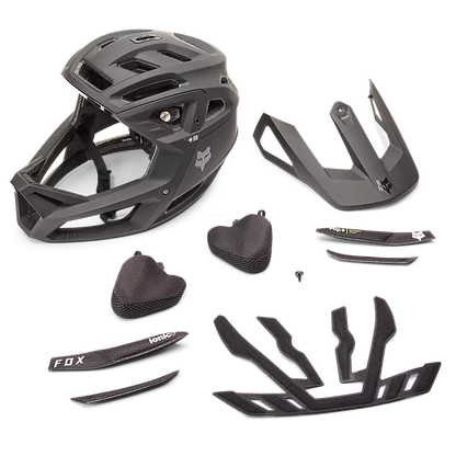 VTT-helm FOX PROFRAME RS MIPS Mat Zwart