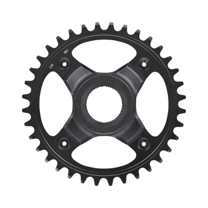 Plateau Mono E-Bike SHIMANO SM-CRE70-12-B 12V Ligne de chaîne 53 mm — vue du plateau sur fond blanc