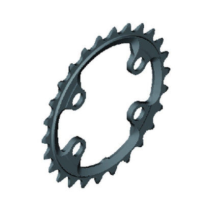 Binnenblad SHIMANO XTR voor FC-M9020-2/FC-M9000-2/FC-M9020-B2 (28-38 tanden) 11-speed — kettingblad op witte achtergrond