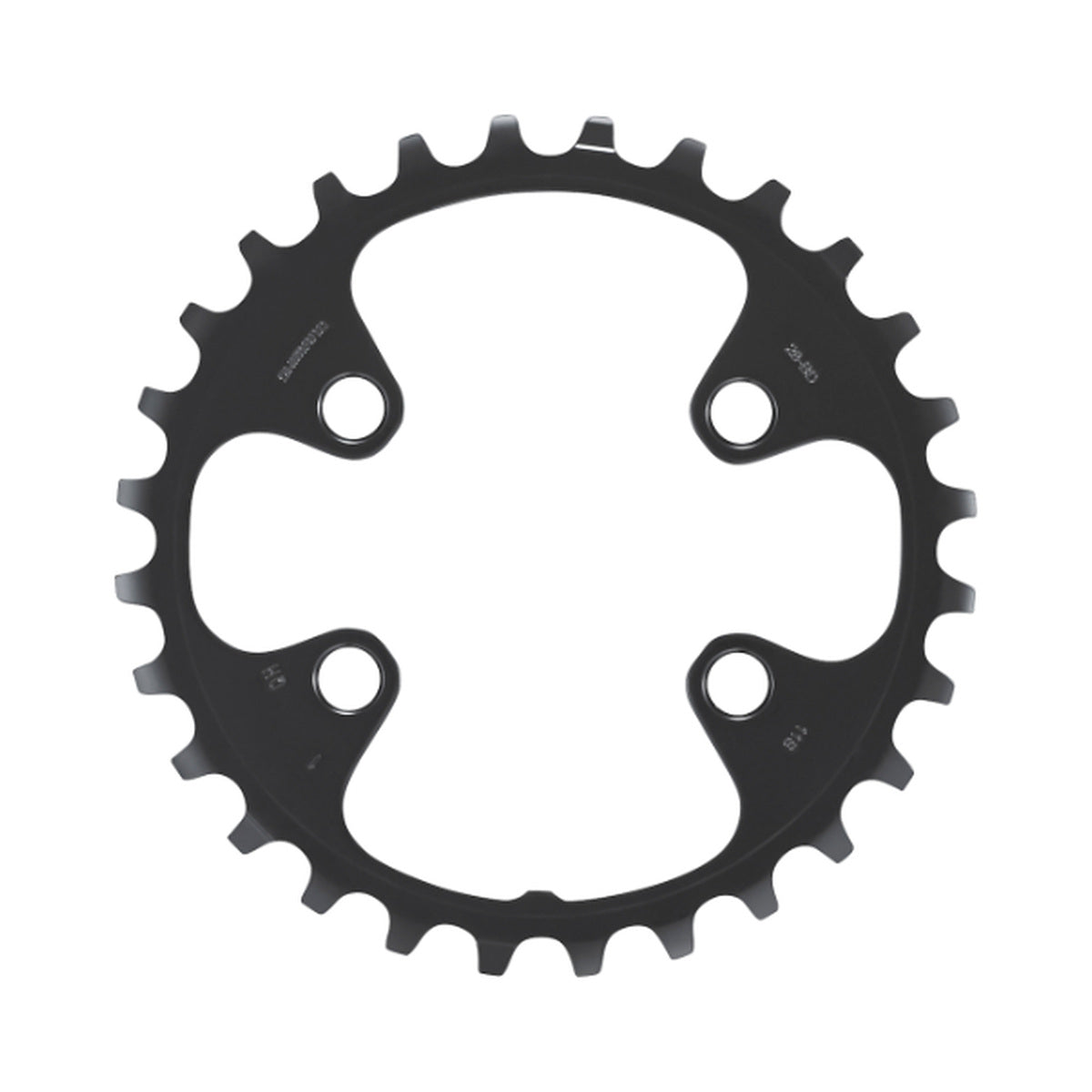 Plateau Intérieur SHIMANO SLX pour FC-M7000-11-2/FC-M7000-11-B2 (28-38 dents) 11V — vue du plateau sur fond blanc