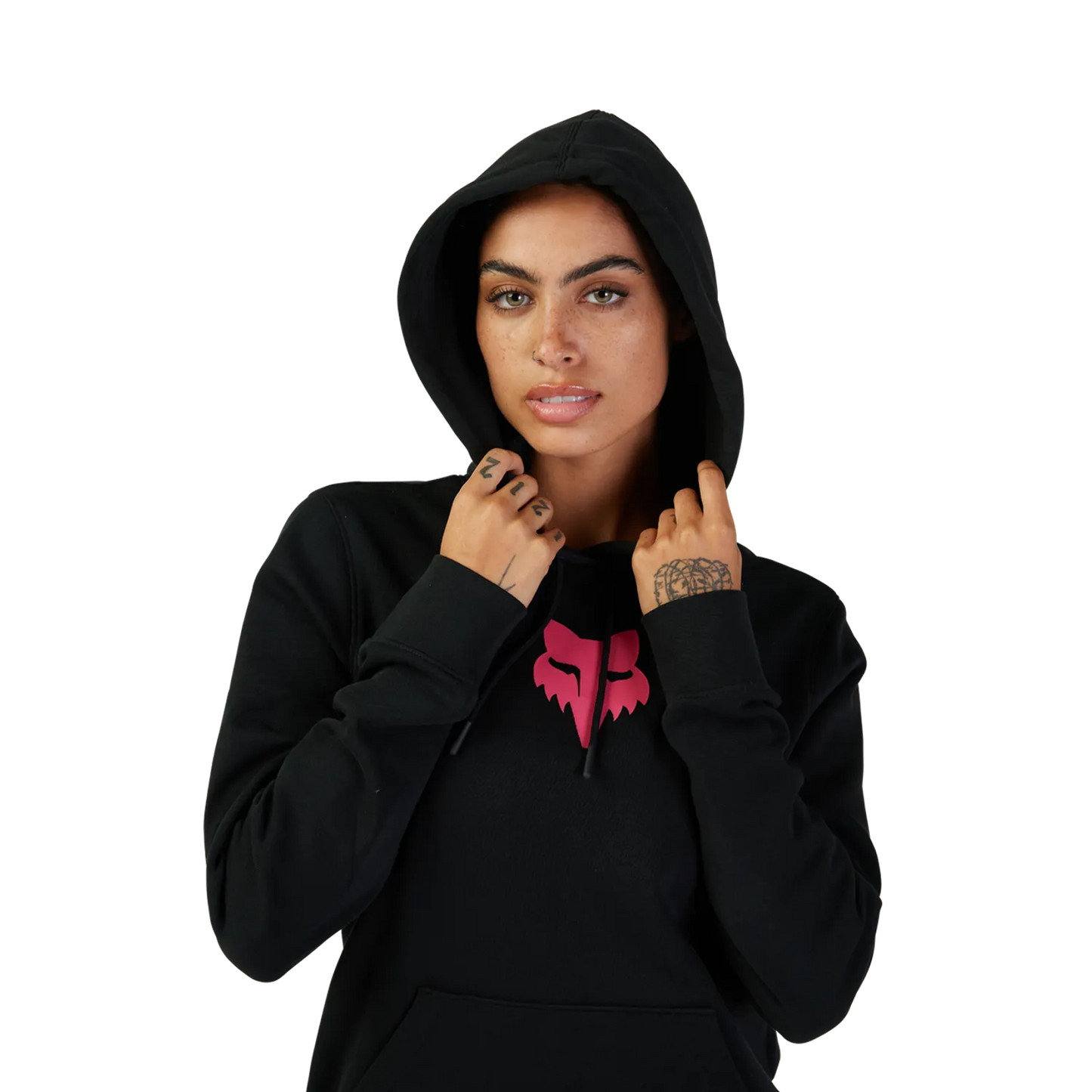 FOX HEAD Hoody Zwart/Roze voor dames