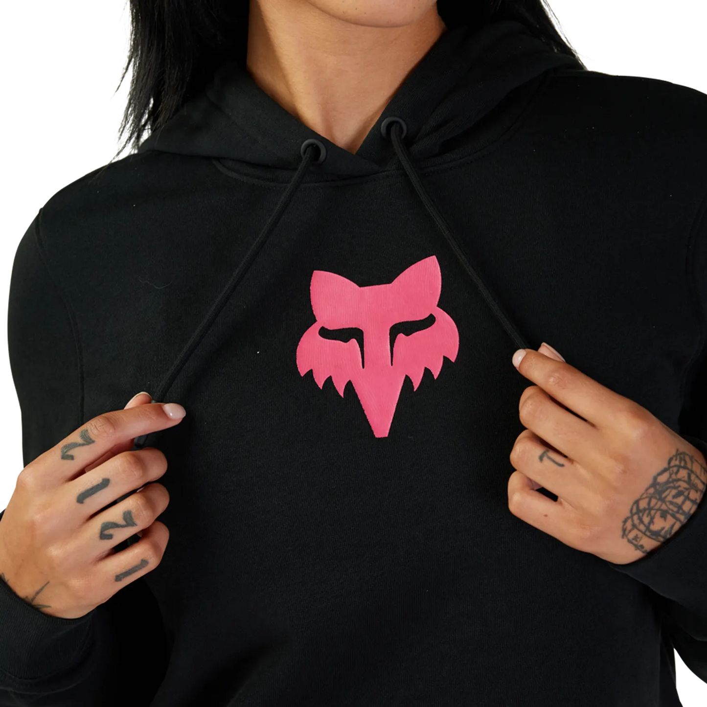 FOX HEAD Hoody Zwart/Roze voor dames