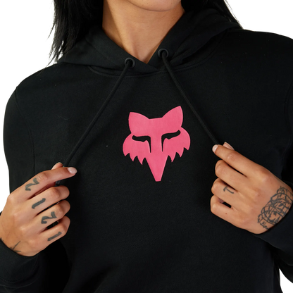 FOX HEAD dameshoodie zwart/roze