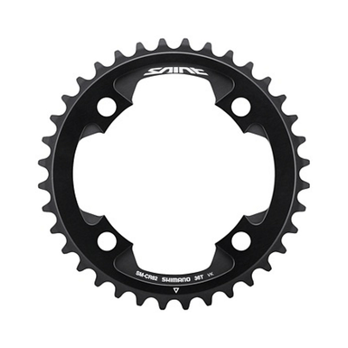 Enkel kettingblad SHIMANO SAINT SM-CR82 10-speed — kettingblad op witte achtergrond
