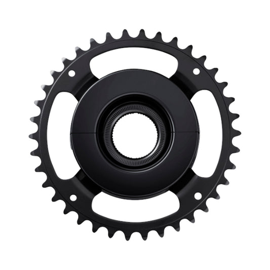 Enkel kettingblad voor e-bike SHIMANO SM-CRE61 9/10/11-speed — kettingblad op witte achtergrond