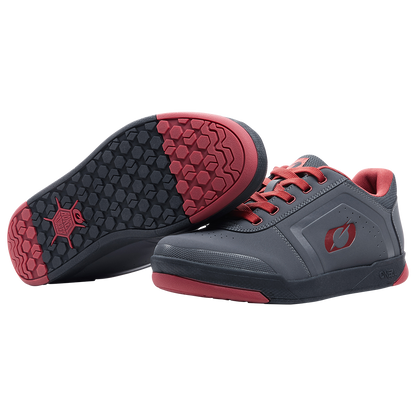 MTB-schoenen O'NEAL PINNED FLAT Grijs/Rood