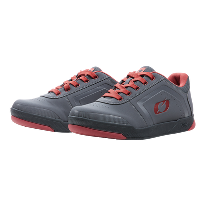 MTB-schoenen O'NEAL PINNED FLAT grijs/rood