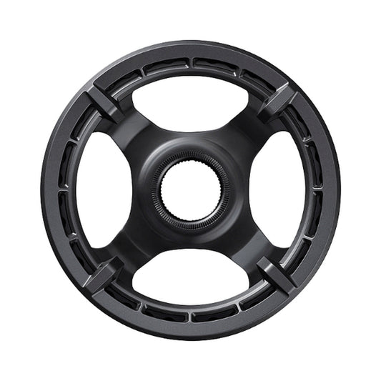 Plateau Mono E-Bike SHIMANO SM-CRE61 9/10/11V Double Guide Chaine — vue du plateau sur fond blanc