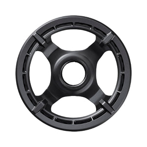 Plateau Mono E-Bike SHIMANO SM-CRE61 9/10/11V Simple Guide Chaine — vue du plateau sur fond blanc