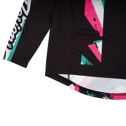 Shirt TROY LEE DESIGNS SPRINT FULL PULL Junior Lange Mouwen Zwart