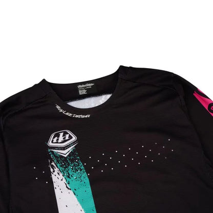Shirt TROY LEE DESIGNS SPRINT FULL PULL Junior Lange Mouwen Zwart