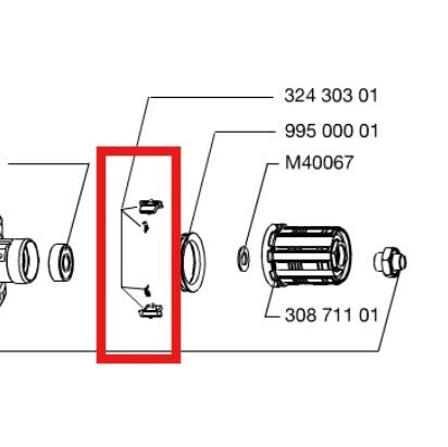 MAVIC FTSX RELEASE KEY KIT (MOUNTAINBIKE WIELEN)