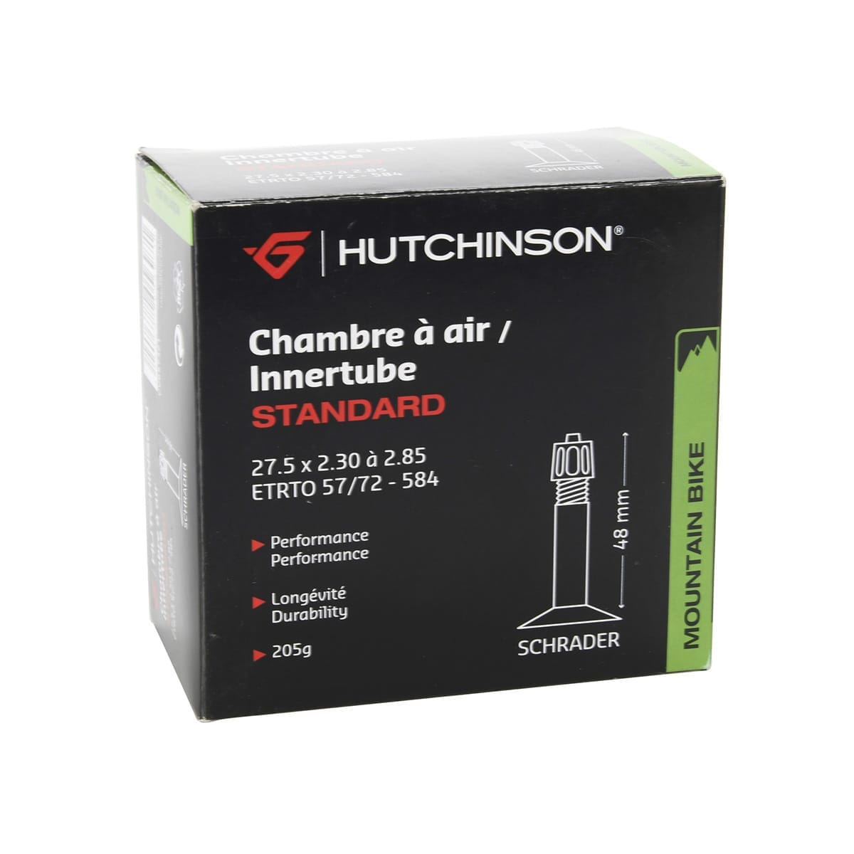 Chambre à Air HUTCHINSON KOLOSS 27,5x2.30 - 2.85 SCHRADER 48mm