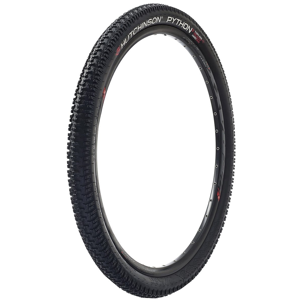 Pneu HUTCHINSON PYTHON 2 29x2,10 HARDSKIN RACE RIPOST XC TUBELESS READY TRINGLE SOUPLE Noir