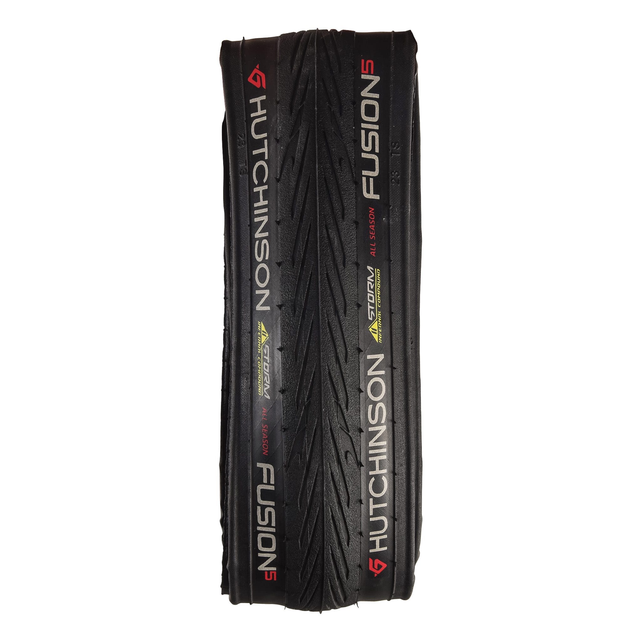 thumbnail image 2 of Hutchinson NLA Fusion 5 All Season 700 X 25C Road Bike Tyre – Folding Clincher, Tubeless Ready, Black, 280g, Made In France 2 of 4