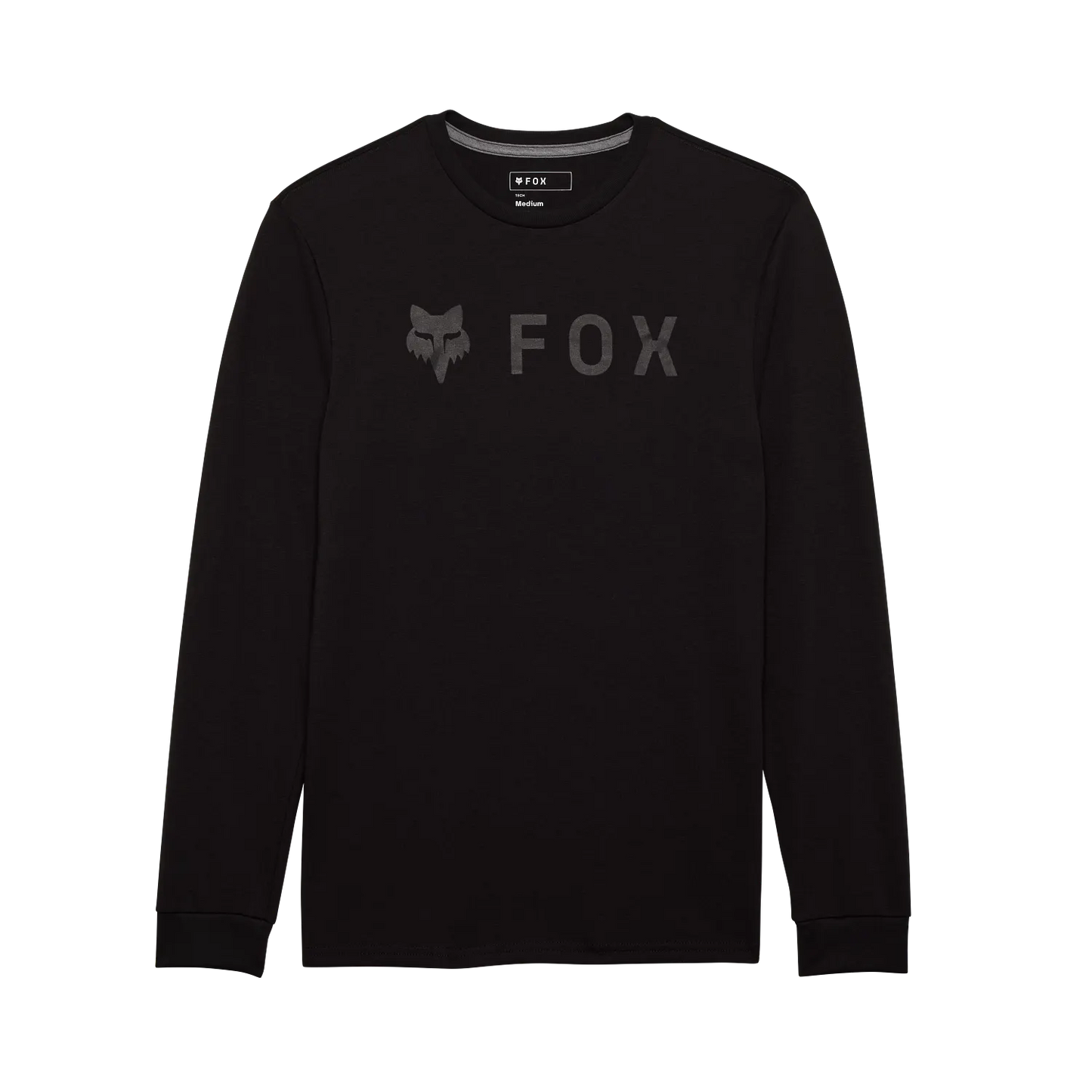 FOX ABSOLUTE TRUDRI Technisch T-shirt Lange Mouw Zwart