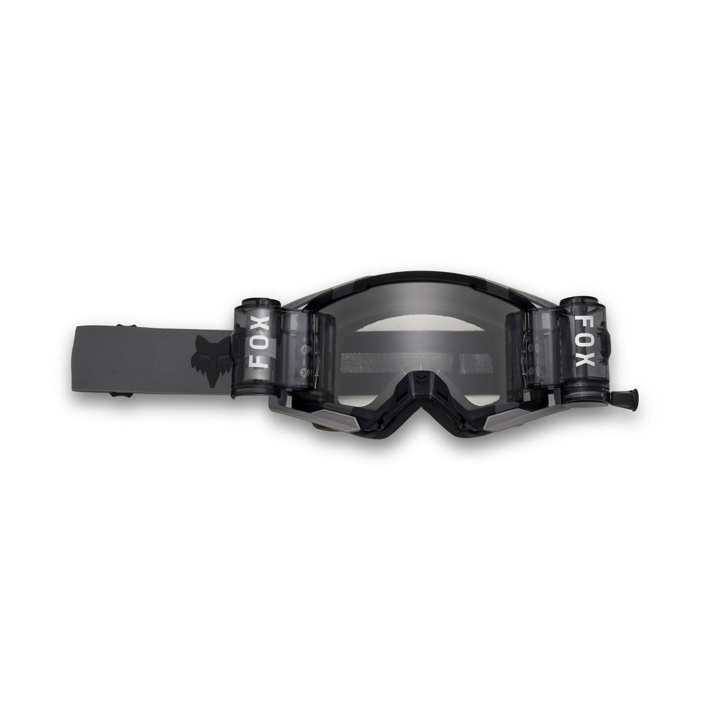 FOX AIRSPACE ENDURO ROLL OFF Masker Zwart 2025