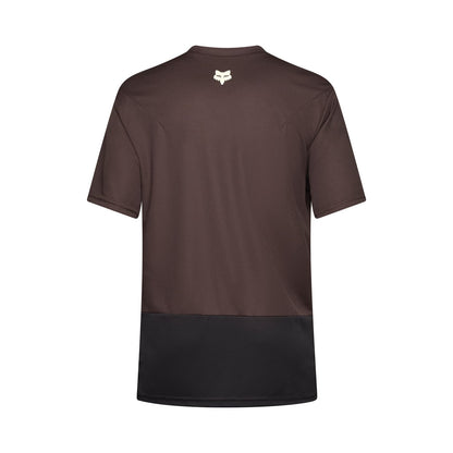 Maillot FOX RANGER WORDMARK Manches Courtes Marron