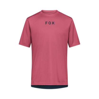 Shirt FOX RANGER WORDMARK Korte Mouwen Berry