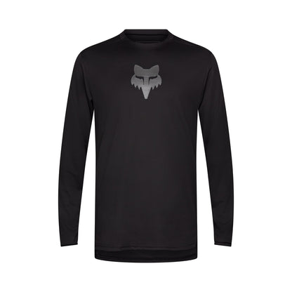 Fietsshirt FOX RANGER FOX HEAD Lange Mouwen Zwart