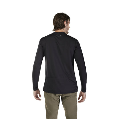 Fietsshirt FOX RANGER FOX HEAD Lange Mouwen Zwart