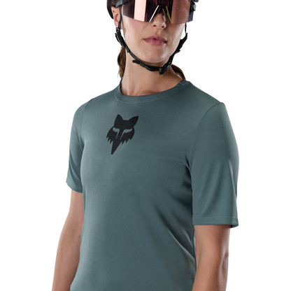 FOX RANGER HEAD damesjersey met korte mouwen saliegroen