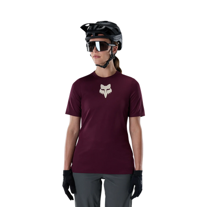 FOX RANGER HEAD-shirt voor dames met korte mouwen Bordeaux