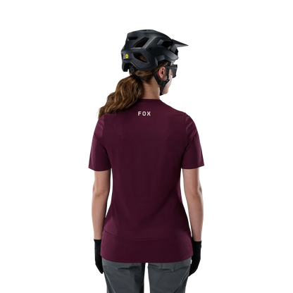 FOX RANGER HEAD-shirt voor dames met korte mouwen Bordeaux