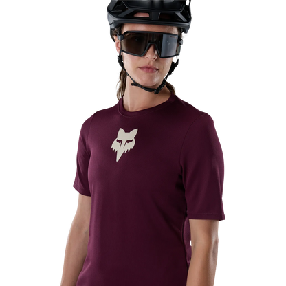FOX RANGER HEAD-shirt voor dames met korte mouwen Bordeaux