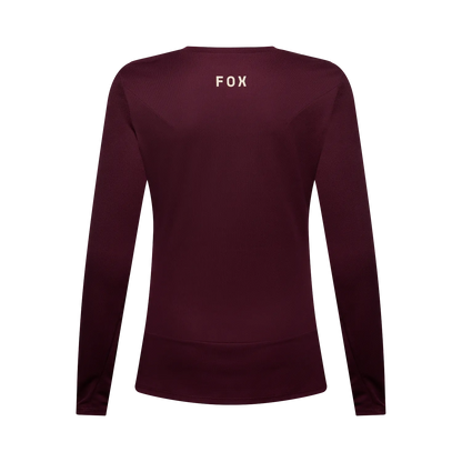 Dames FOX RANGER FOX HEAD-shirt met lange mouwen bordeauxrood
