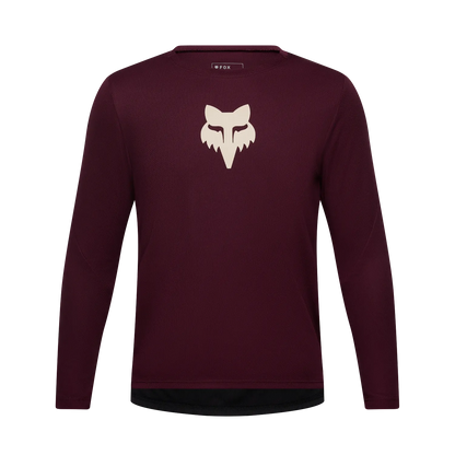 Shirt FOX RANGER FOX HEAD Junior Lange Mouwen Bordeaux