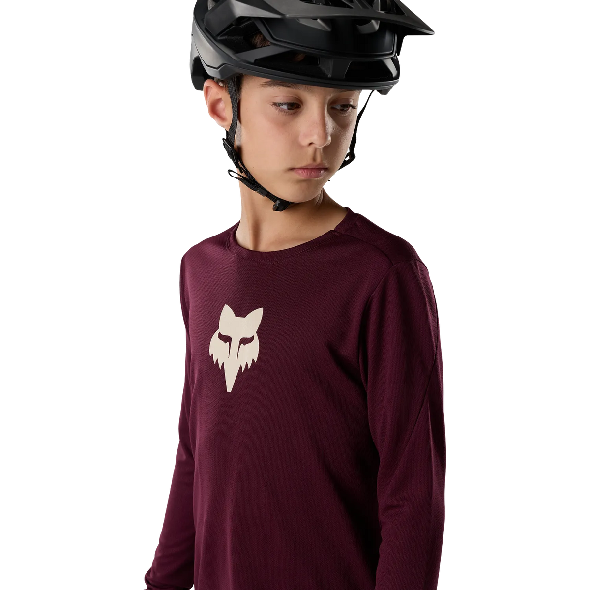 Shirt FOX RANGER FOX HEAD Junior Lange Mouwen Bordeaux