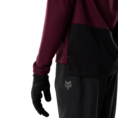 Shirt FOX RANGER FOX HEAD Junior Lange Mouwen Bordeaux