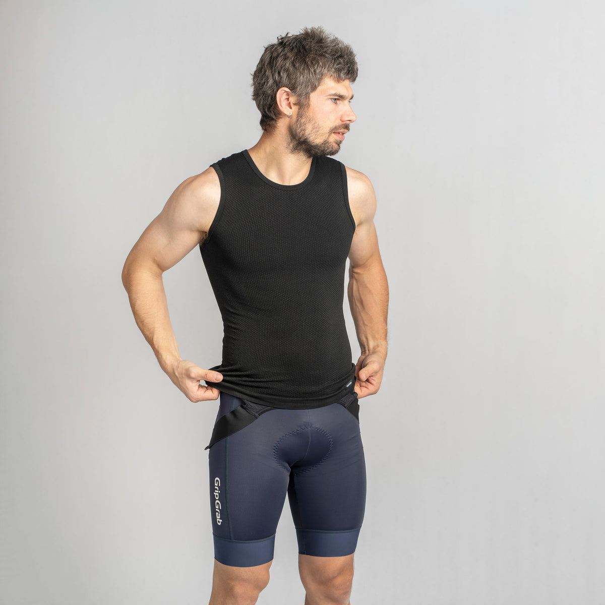 Sous-Vêtement Sans Manches GRIPGRAB PACR SPRING AUTUMN SEAMLESS Noir