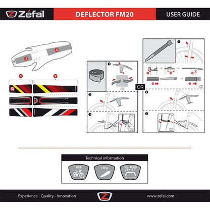 Voorspatbord ZEFAL DEFLECTOR FM20 26-29"