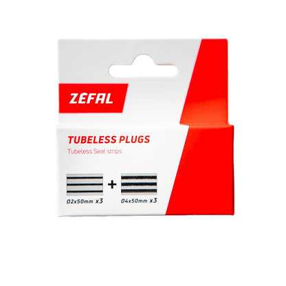 Reparatieproppen ZEFAL TUBELESS PLUGS (3 x Ø 2 mm + 3 x Ø 4 mm)