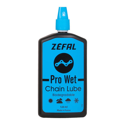 Smeermiddel voor Ketting ZEFAL PRO WET LUBE - Alle Omstandigheden (120 ml)