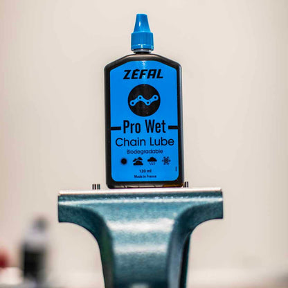 Smeermiddel voor Ketting ZEFAL PRO WET LUBE - Alle Omstandigheden (120 ml)