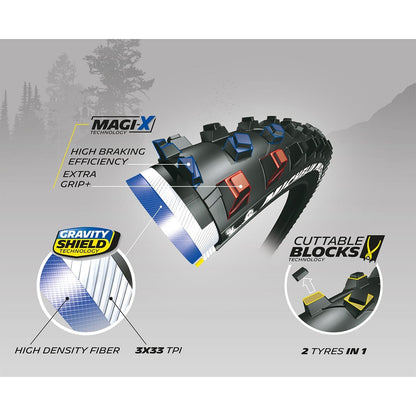 Band MICHELIN MUD ENDURO 29x2.25 MAGI-X Tubeless Ready Soepel
