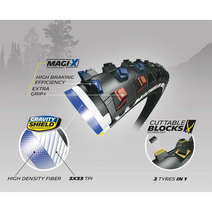 Band MICHELIN MUD ENDURO COMPETITION LINE 27.5x2.25 Magi-X Tubeless Ready Soepel