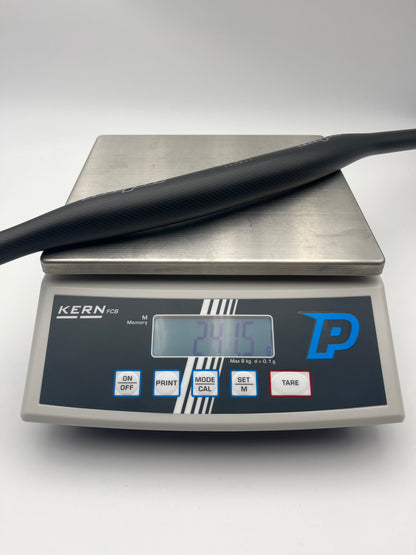 HOPE carbon stuur met 20 mm rise, 800 mm, zwart