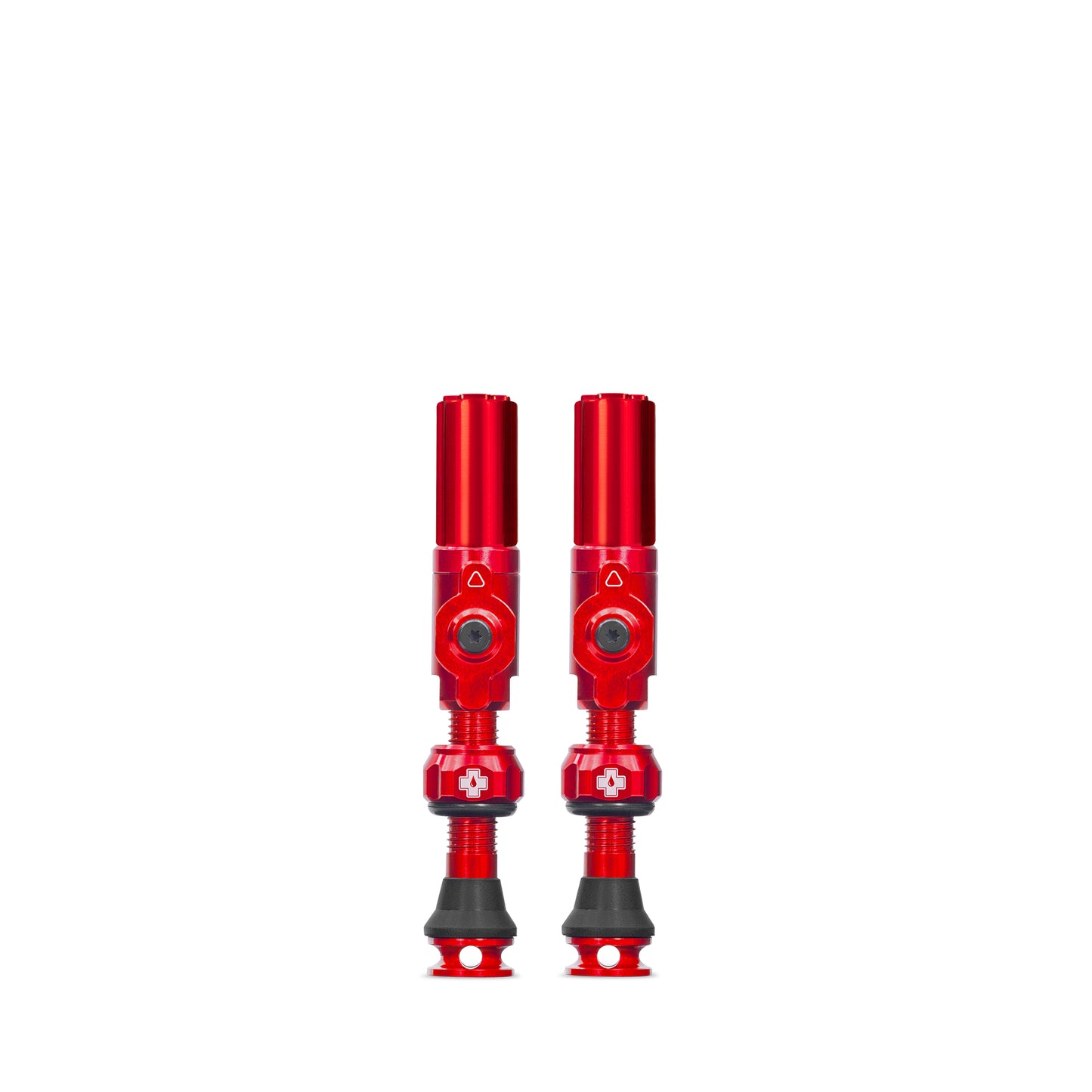 Tubeless ventielen MUC-OFF Big Bore Hybrid (Schrader) Medium Rood